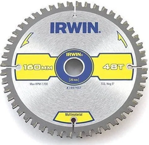 Irwin Tools Univ. pj. d. 160x20(16)x48T 2,4 mm TCG/N