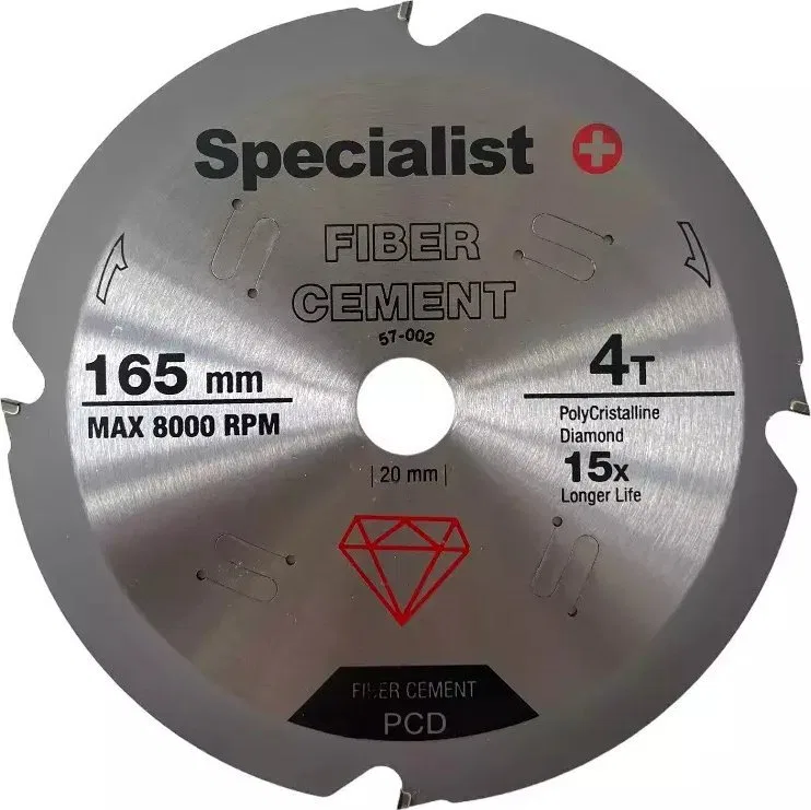 Specialist+ SPECIALIST+ etc. disc fiber. for cement, 4T 165 x 20 mm