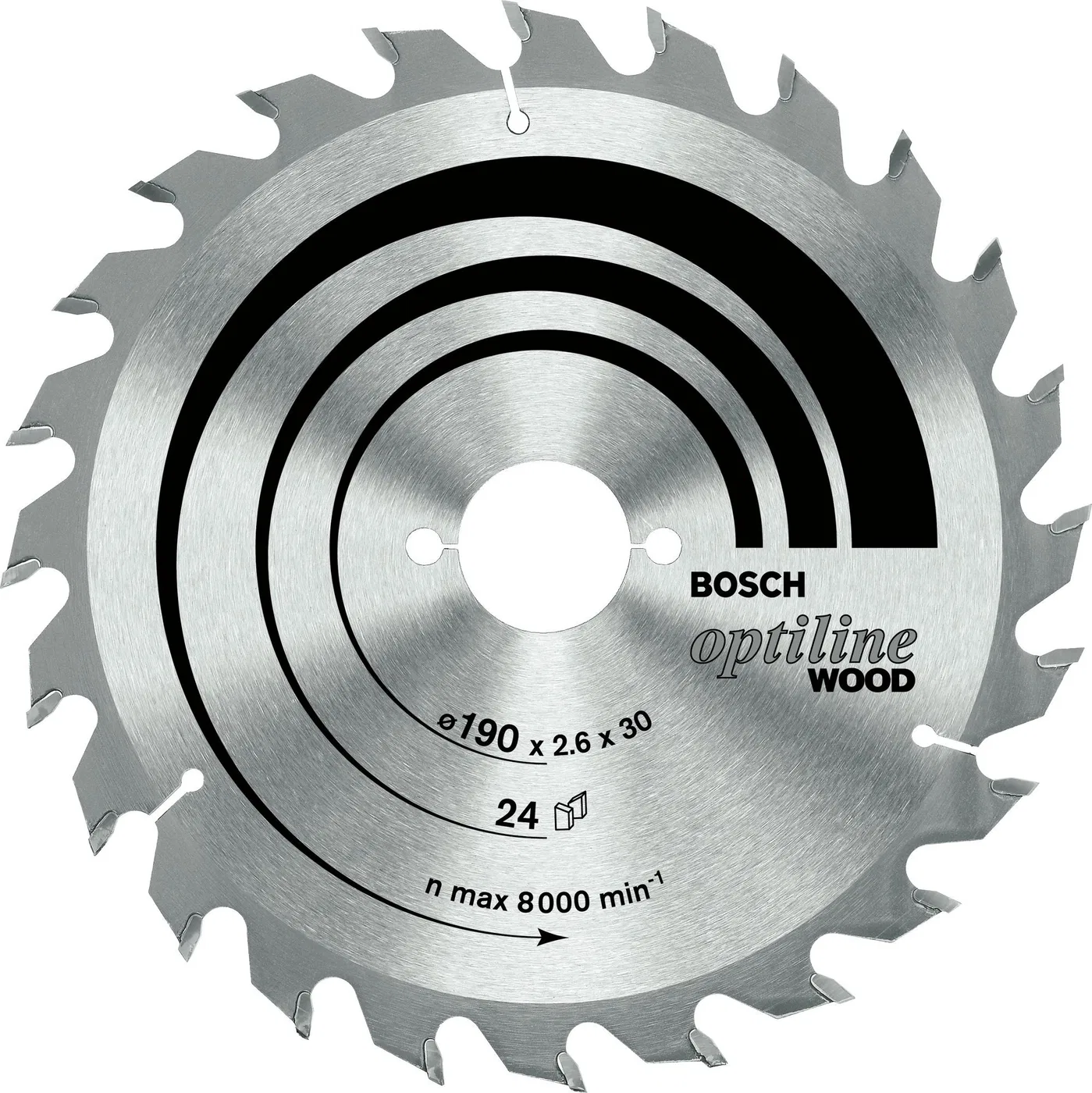 Bosch Optiline Wood 190x30-24mm tarcza do trewna (2608641185)