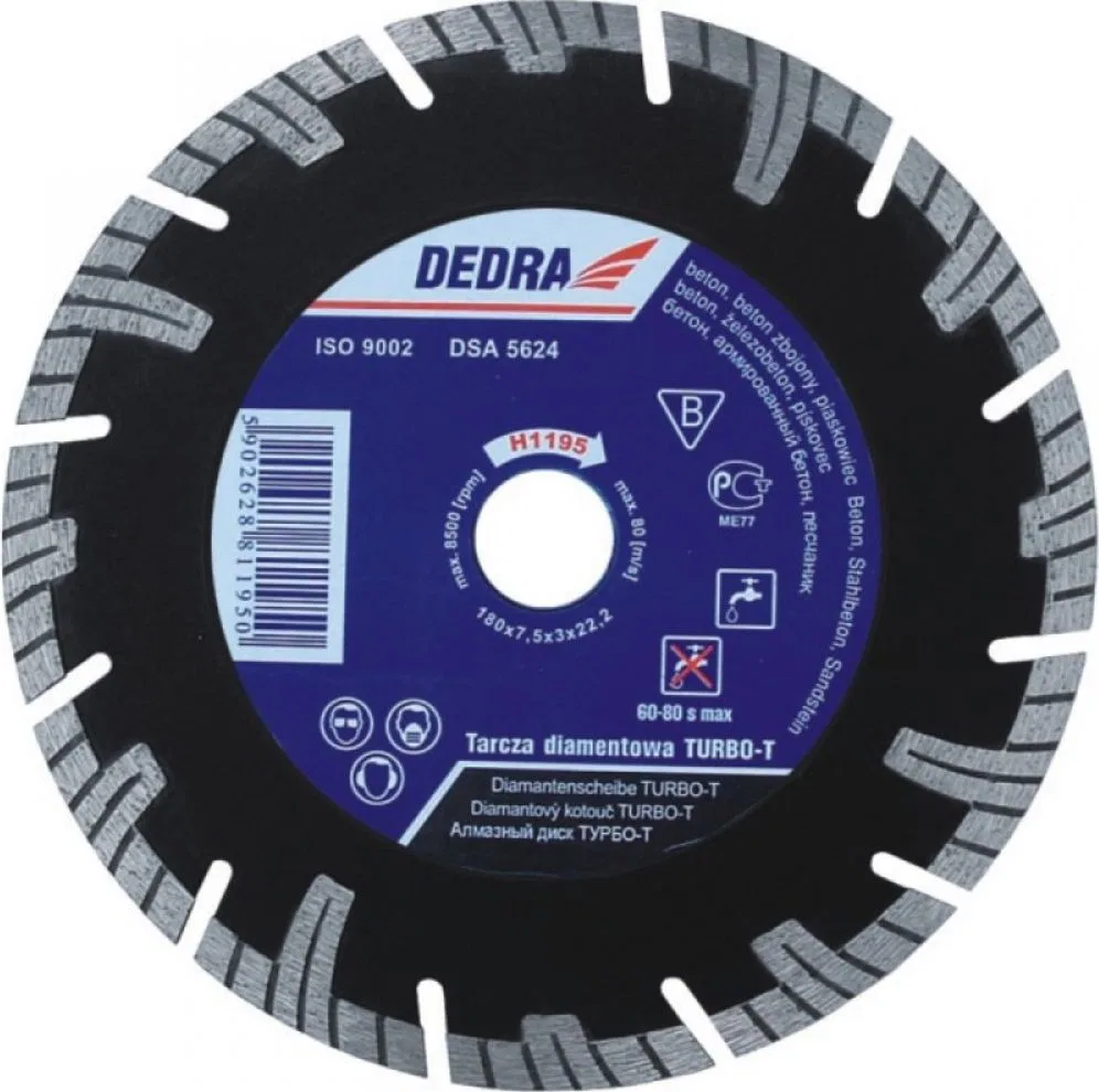 Dedra Tarcza diamentowa do cięcia betonu 350 x 25,4mm (H1199E-35)