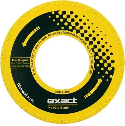 Exact Piła diamentowa DIAMOND do cięcia żeliwa Exact X140 mm