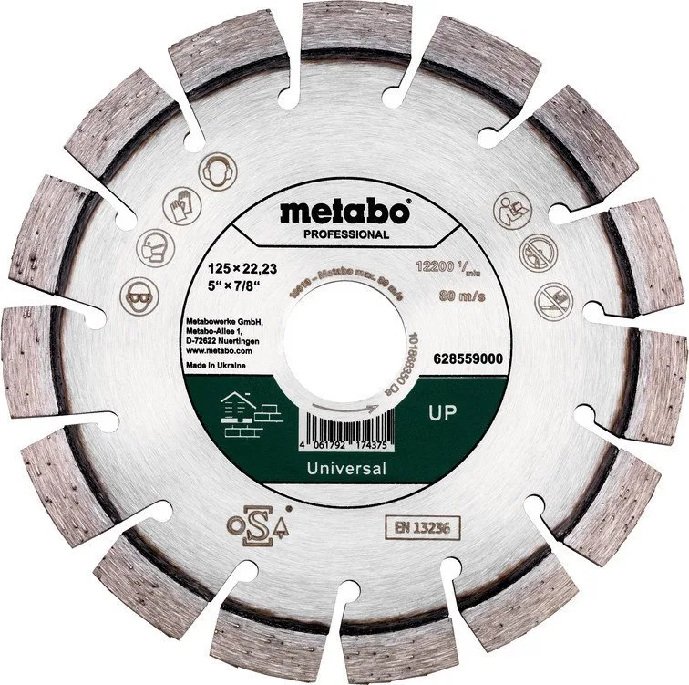 TARCZA DIAMENTOWA SEGMENTOWA DO BETONU 125*22.23MM