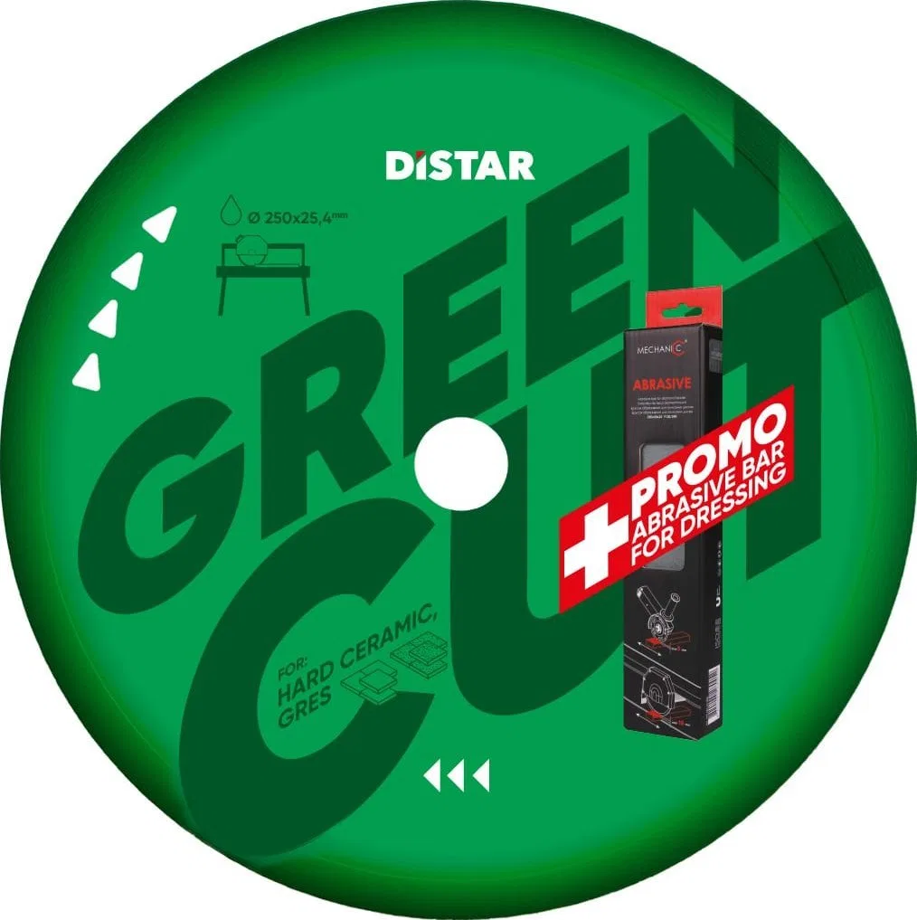 Distar Diamentowa tarcza do gresu Distar 1A1R 250x25,4 Green Cut
