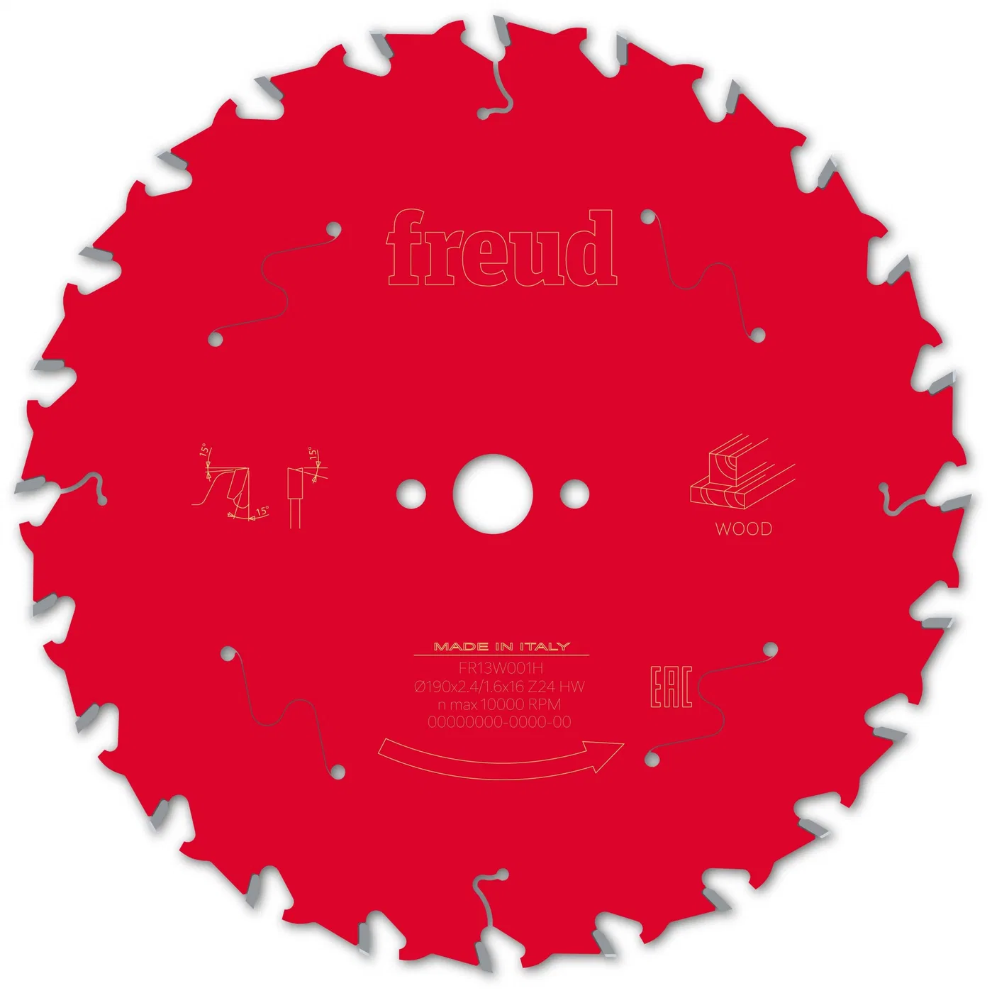 Tarcza Pil. FR13W001H 190X16-24