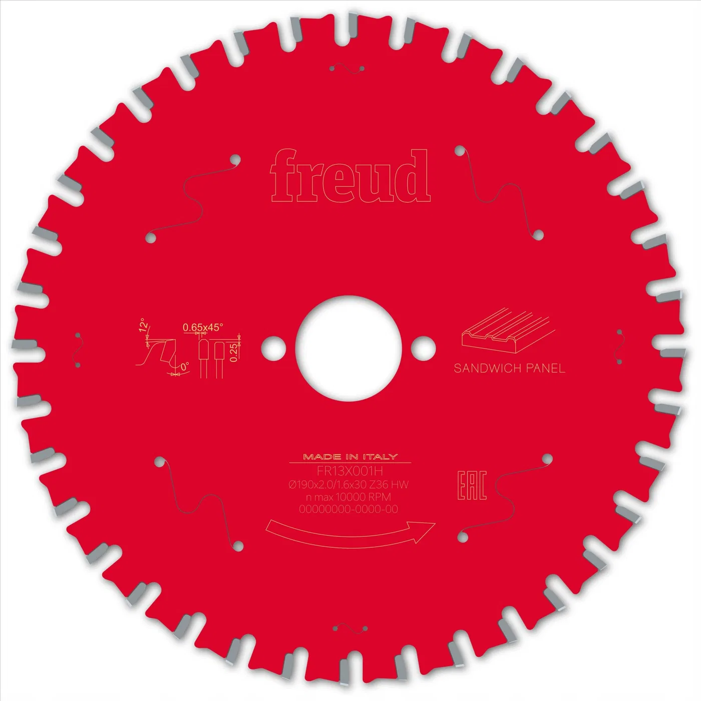 Tarcza Pil. FR13X001H 190X30-36