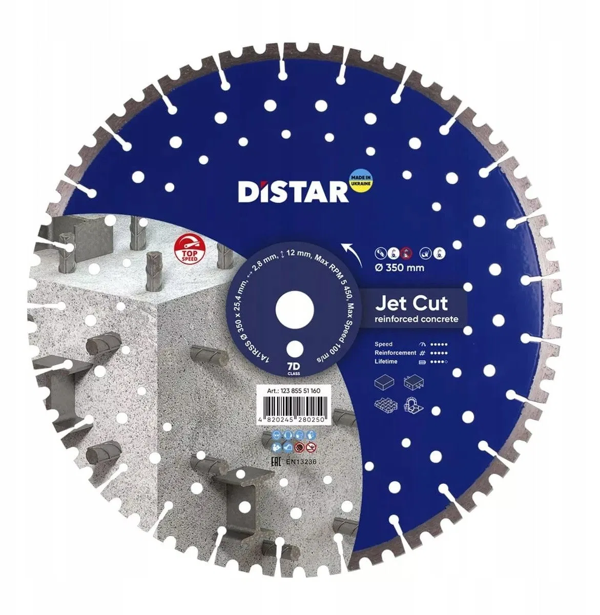 DISTAR DIAMOND BLADE JETCUT 300 x 2.6/1.6 x 25.4mm