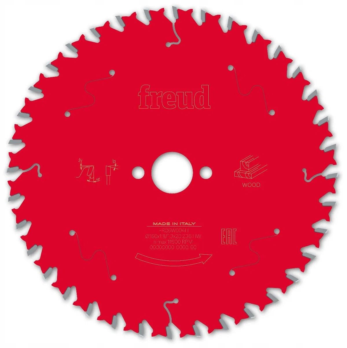 Tarcza Pil. FR06W004H 160X20-36