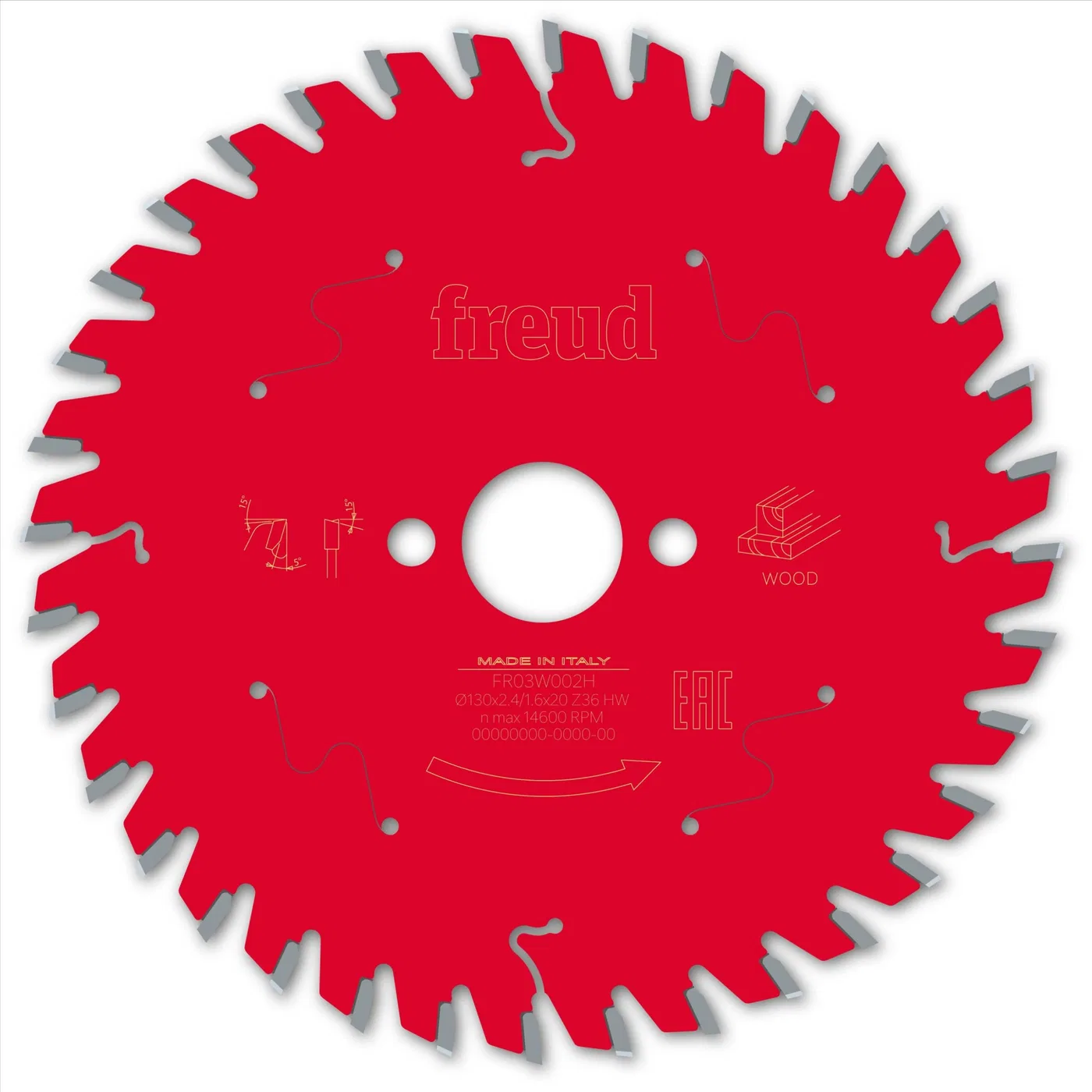 Tarcza Pil. FR03W002H 130X20-36