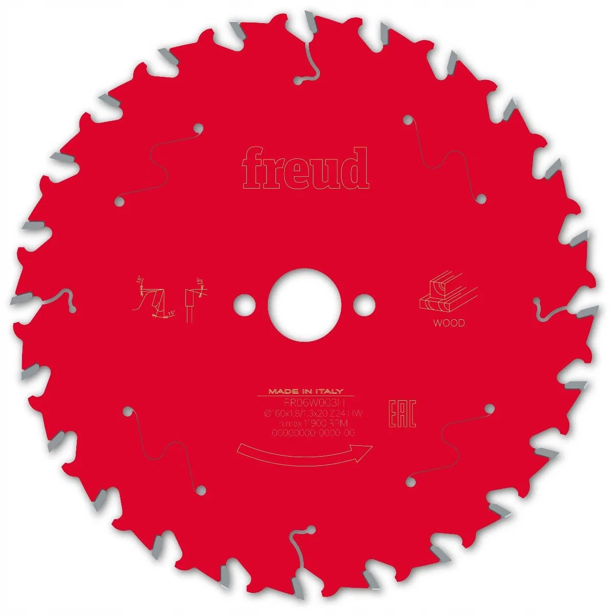 Tarcza Pil. FR06W003H 160X20-24