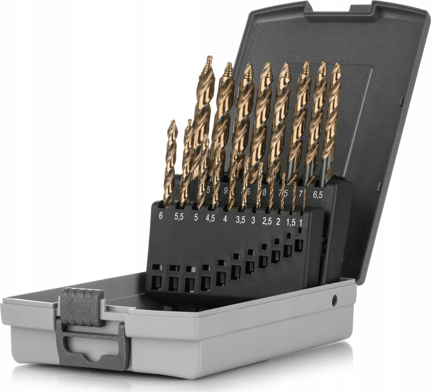 Wiertło SMART365 kpl. wierteł hss co step-tec 19szt 1-10x0,5mm