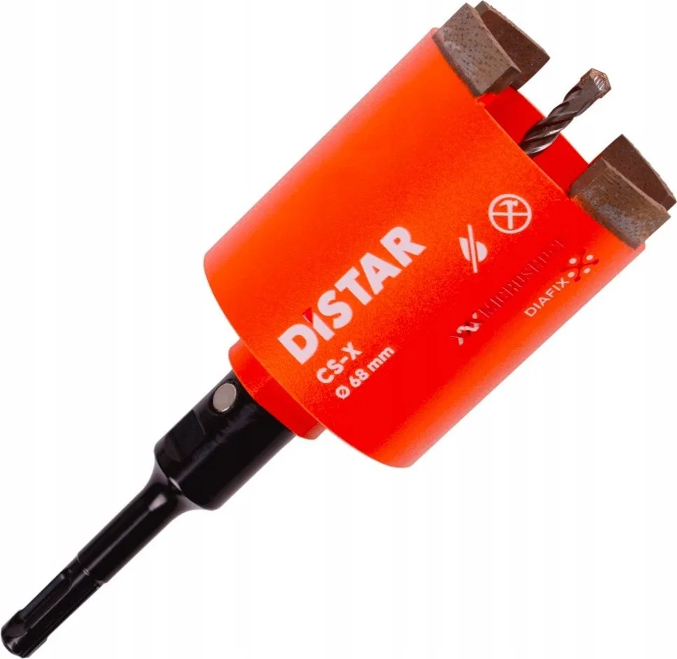 DISTAR WIERTŁO DIAMENTOWE KORONOWE CS- x  / SDS+ 068 x 70-4 x M16