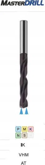 Wiertło Fanar WIERTLO WEGLIK FI 7,00 53/91MM 5xD HA8 VHM AT IK MASTERDRILL*** DIN 6537