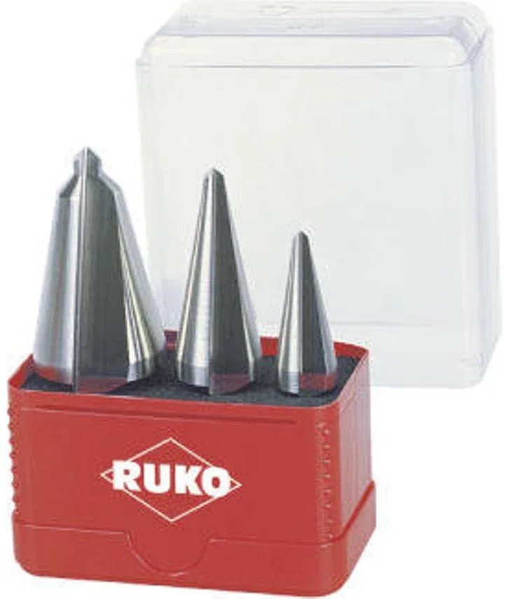 Set of 3 taper drills RUKO HSS