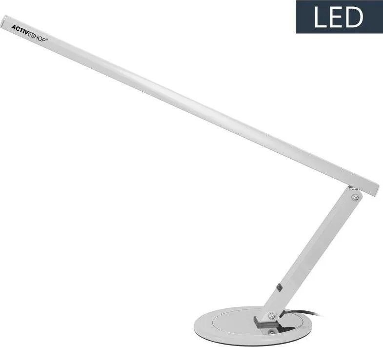 Lampka biurkowa Activeshop srebrna  (102182)
