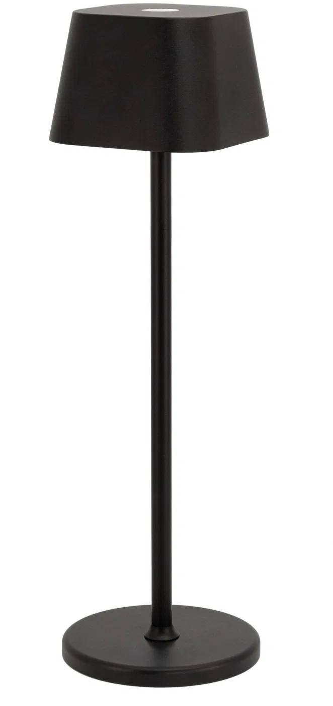 Securit® LED bordlampe GEORGINA, inkl. lynkoblings-ladekabel, sort
