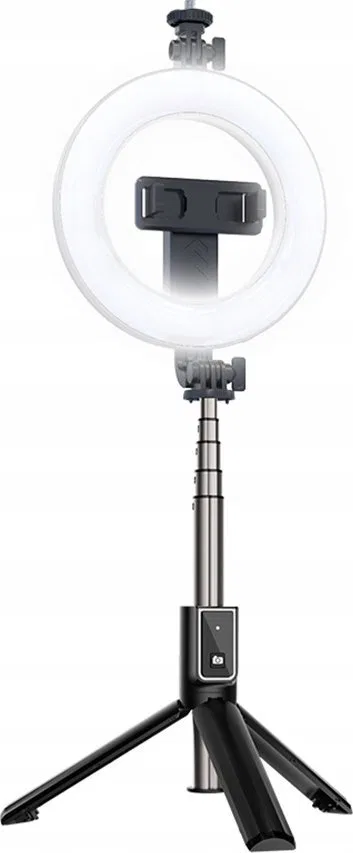 Lampka biurkowa XO XO ring light SS12 95cm LED + tripod, black