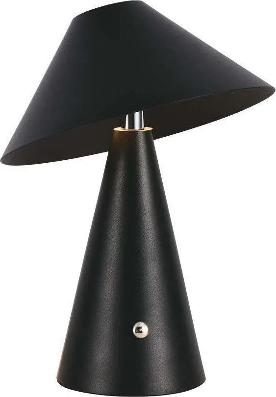 Lampka biurkowa V-TAC Lampka Biurkowa Nocna V-TAC 3W LED 24cm Ładowanie USB Ściemnianie Czarna VT-1051 3000K-6000K 200lm