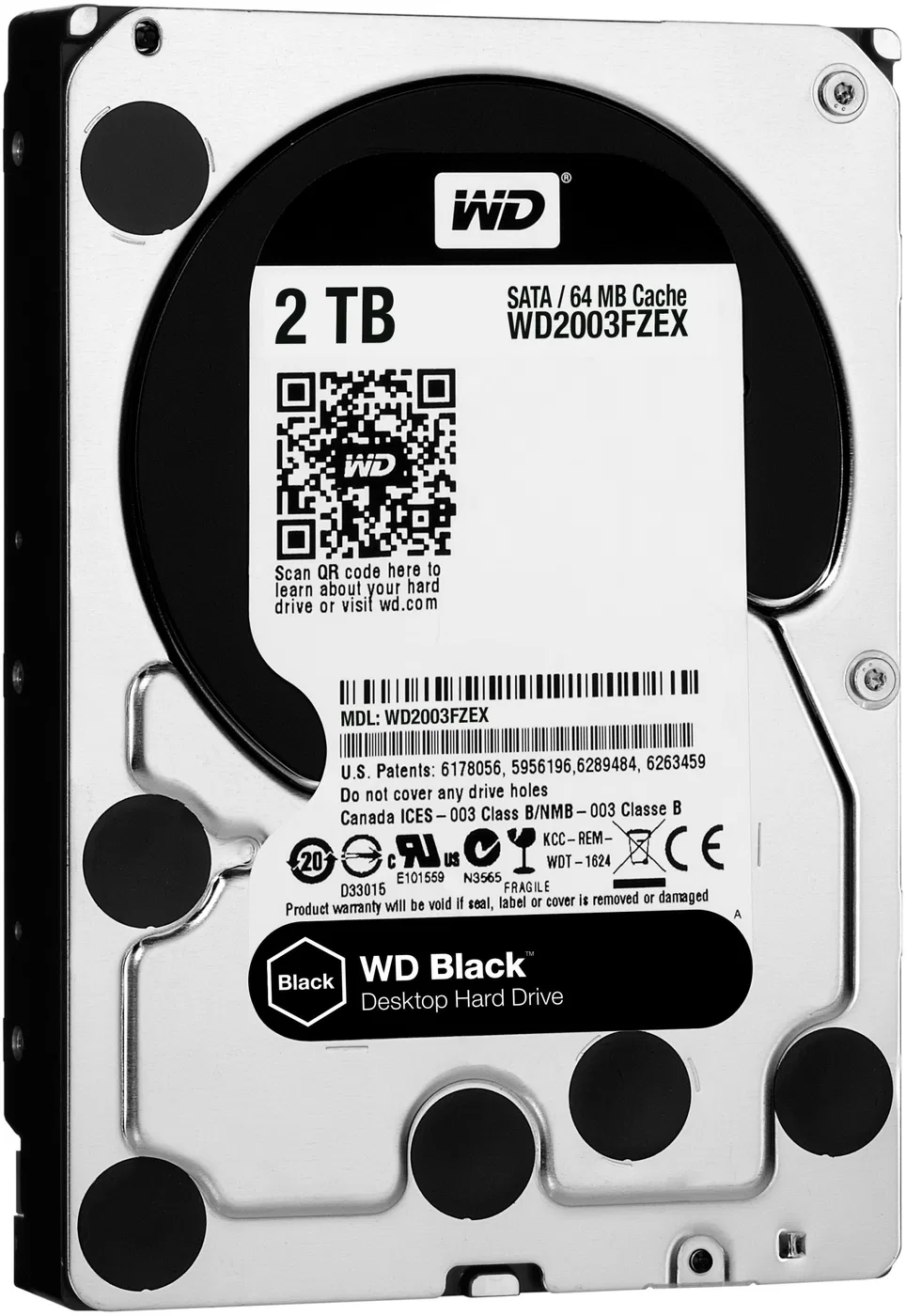 Western Digital Black 3.5" 2000 GB Serial ATA III dysk twardy