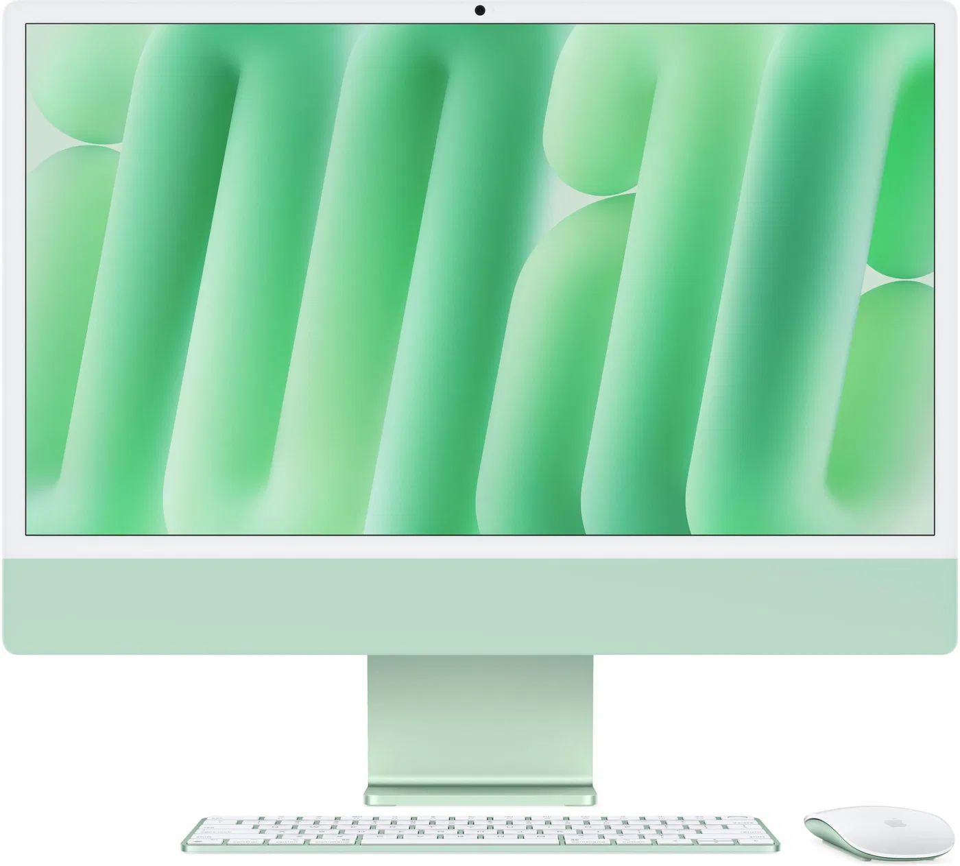APPLE iMac Z1K3 59,62cm 23,5Zoll Standardglas M4 10C CPU/10C GPU/16C N.E. 24GB 512GB SSD Gbit Eth MM NumKey TID DE Gr�n