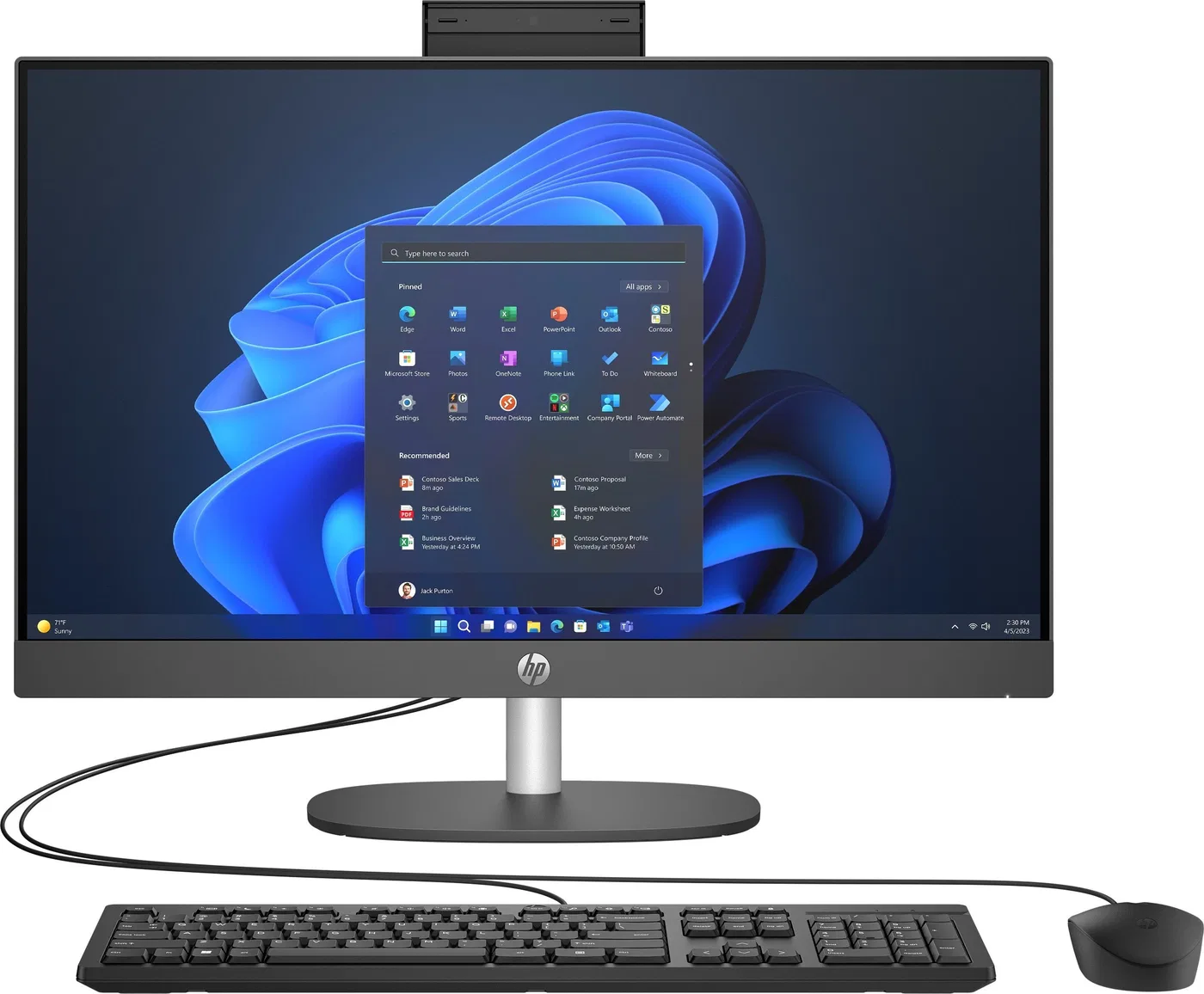 Komputer HP HP ProOne 240 G10 AiO Intel Core i5-1335U 23.8inch 8GB 256GB W11P