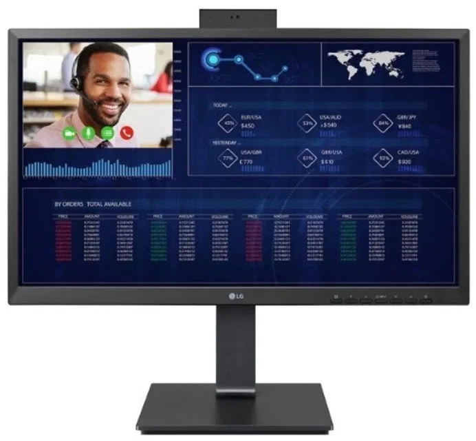 LG ThinClient AIO 24CQ650N-6P.AEU Intel Celeron N5105 60,47cm 23,8Zoll FHD 8GB 16GB eMMC NOOS Black