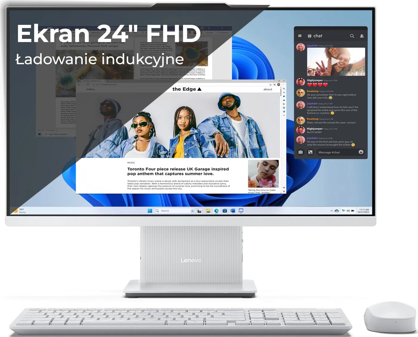 Komputer Lenovo Komputer AiO Lenovo IdeaCentre 24IRH9 F0HN0037PB i3-1315U 23,8" FHD 100Hz 8GB 512SSD W11
