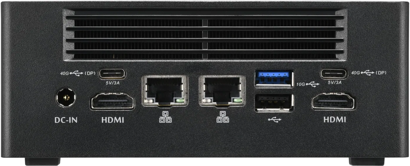 SHUTTLE XPC Nano NT10H5 Barebone Intel Core Ultra 9 185H 2xSODIMM 1xM.2