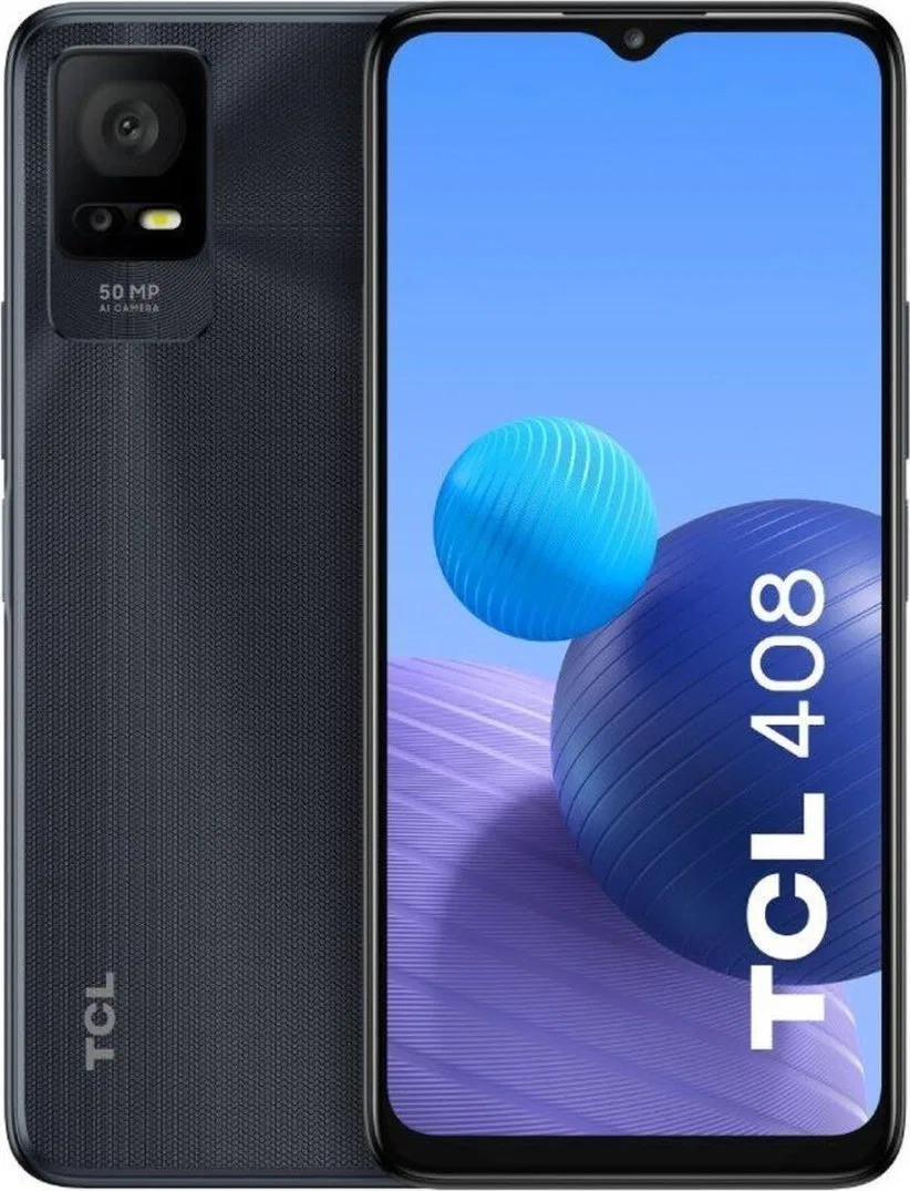 Smartfon TCL  408 4/64GB Czarny  (S0452749)