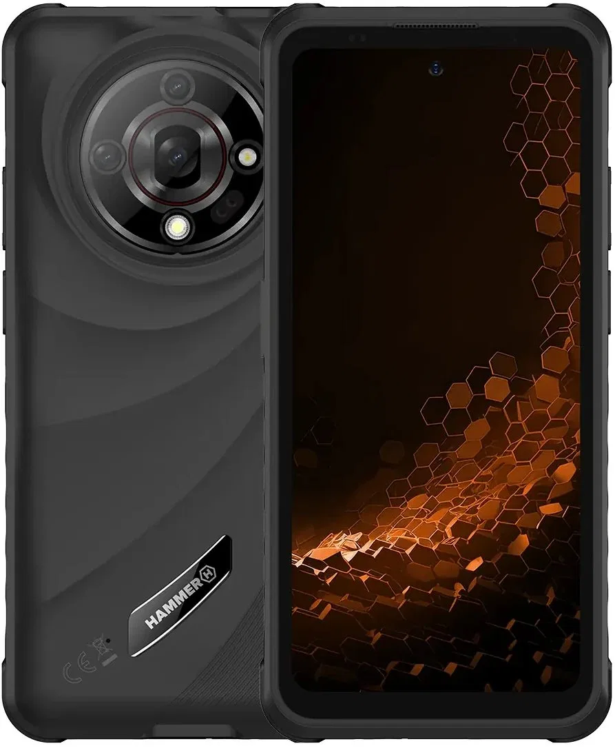 HAMMER Hammer Iron 6 (Black) DS 6.56" IPS TFT 720x1612/2GHz/128GB/6GB RAM/Android 14/microSDXC/WiFi,BT,4G | Hammer