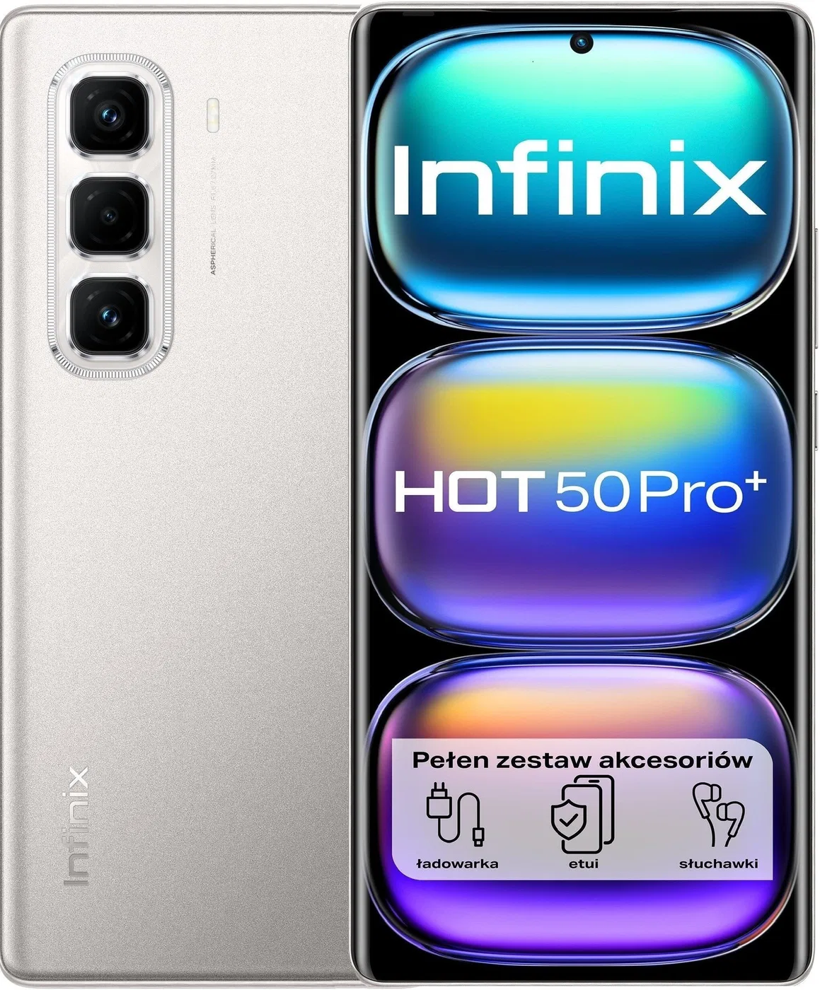 Infinix HOT 50 Pro+ 8/256GB Titanium Grey