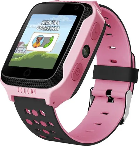 Smartwatch Calmean Go Czarno-różowy