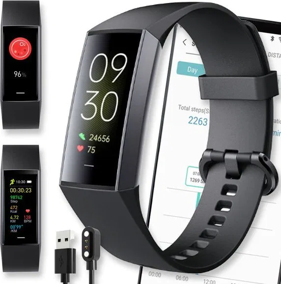 Smartwatch Active Band SMARTWATCH ZEGAREK PL MENU WODOODPORNY PULS C80