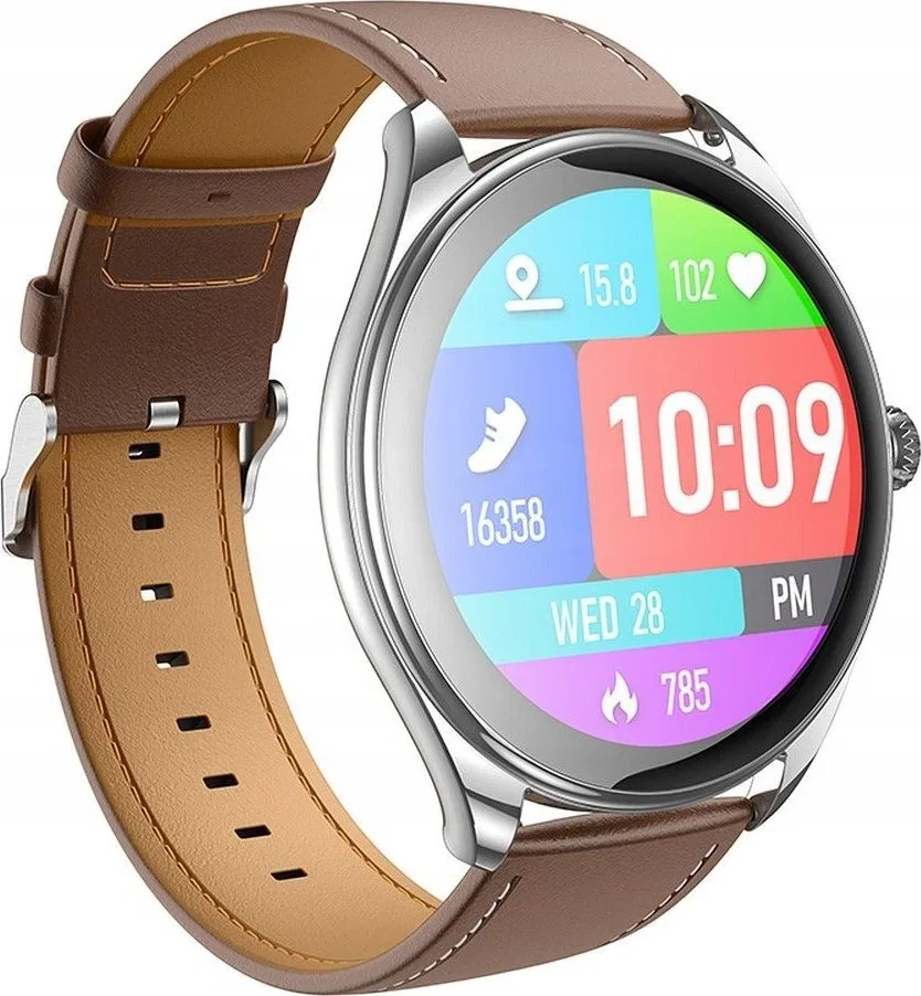 Smartwatch Hoco HOCO smartwatch z funkcją rozmowy AMOLED Y22 srebrny