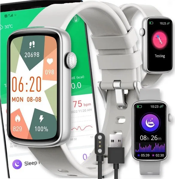 Smartwatch Active Band SMARTWATCH ZEGAREK MENU PL POLSKIE DAMSKI WATCH MĘSKI PULS SPORT KROKI SMS L2