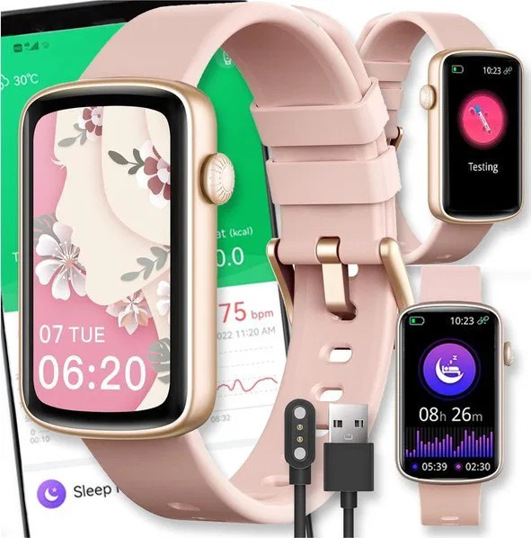 Smartwatch Active Band SMARTWATCH ZEGAREK MENU PL POLSKIE DAMSKI WATCH MĘSKI PULS SPORT KROKI SMS L2