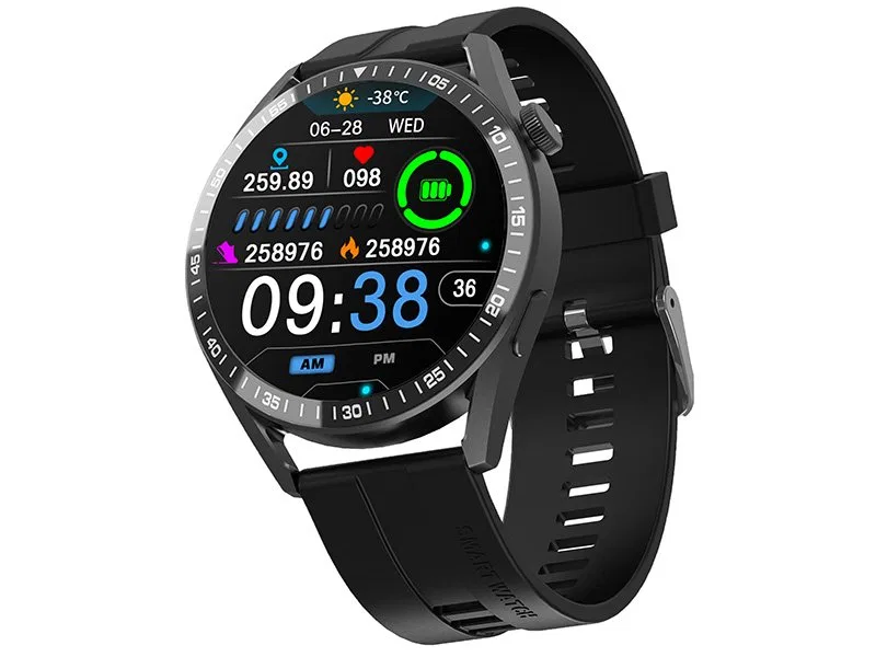 Smartwatch Tracer SM8V Onyx Czarny  (TRAFON47304)
