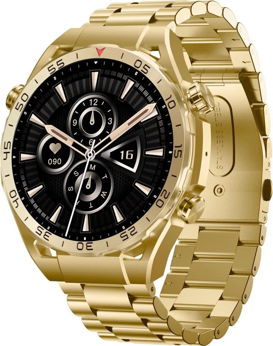 Smartwatch Gravity Zegarek męski SMARTWATCH GRAVITY GT13-3 GD/GD/WH