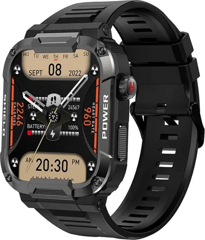 Smartwatch Rubicon RNCF07 Czarny  (RNCF07)
