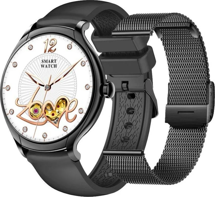 Smartwatch Rubicon RNCF13 Czarny  (RNCF13)