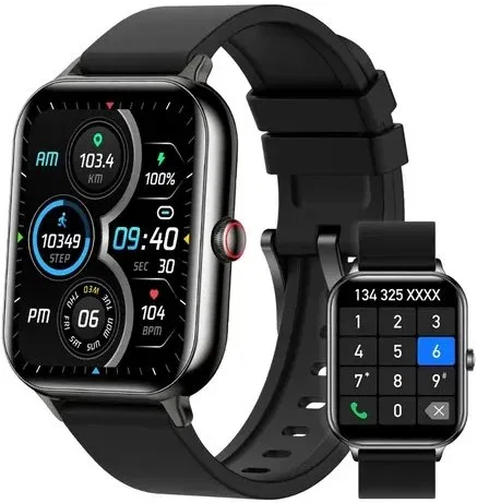 Smartwatch Kumi KU6 czarny (black)