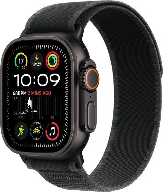 Smartwatch Apple Watch Ultra 2 GPS + Cellular 49mm Black Titanium Case Trail Loop M/L Czarny  (MX4V3EL/A)