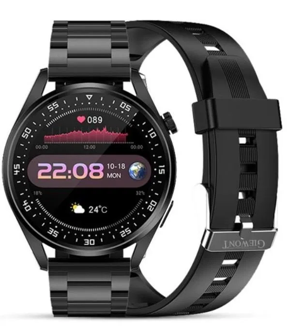 Smartwatch Giewont GW450-1 Czarny  (GW450-1)