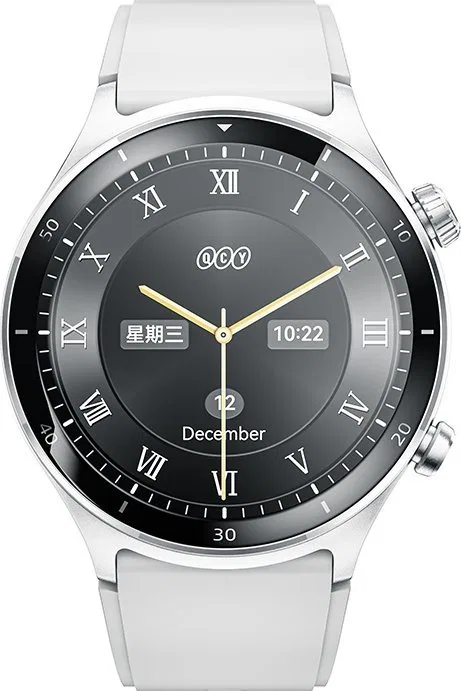 Smartwatch QCY GT3 S7 AMOLED 1.43" 3ATM (srebrny)