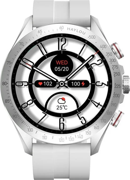 Smartwatch Haylou Solar Pro Biały  (Solar Pro Silver)