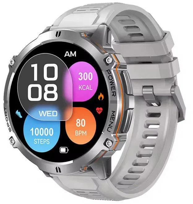 SMARTWATCH męski Rubicon RNCF40 silver/grey SIL PROF