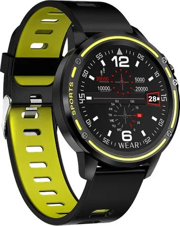 Smartwatch Smart And You L9 EKG Czarno-zielony