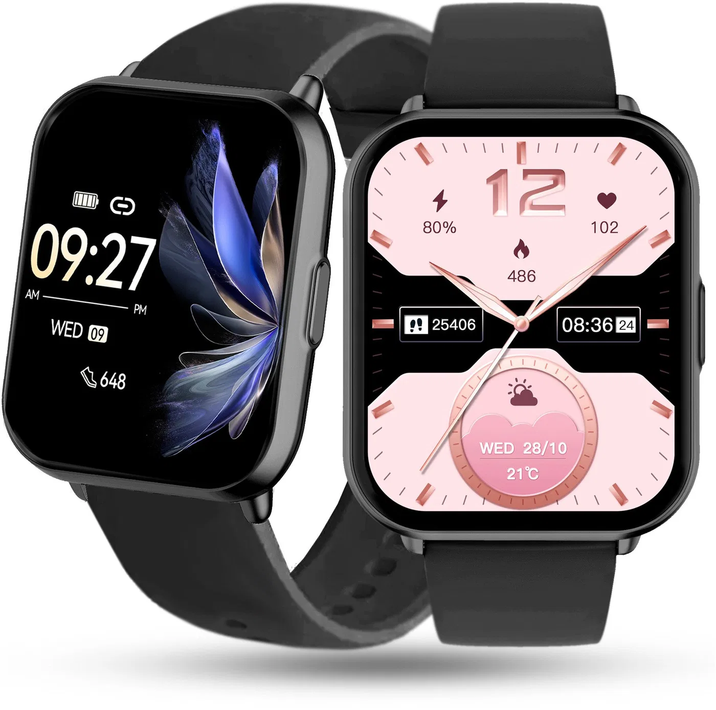 Zegarek Damski  SMARTWATCH RUBICON czarny
