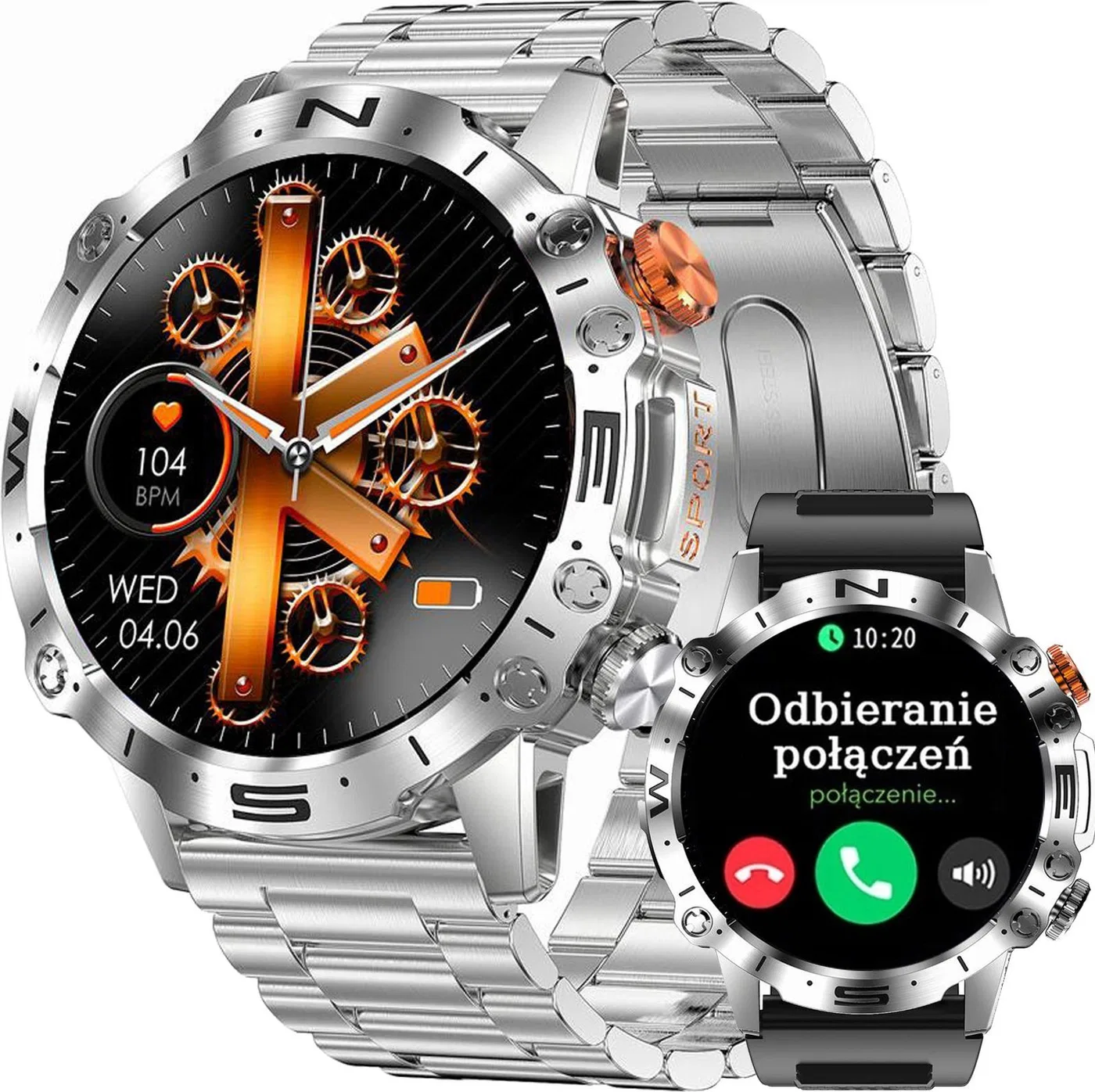 Smartwatch Gravity Zegarek męski SMARTWATCH GRAVITY GT20-2