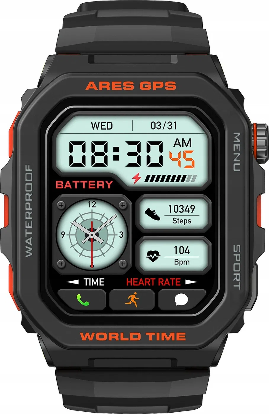 Smartwatch Zeblaze Smartwatch Zeblaze Ares GPS - czarny