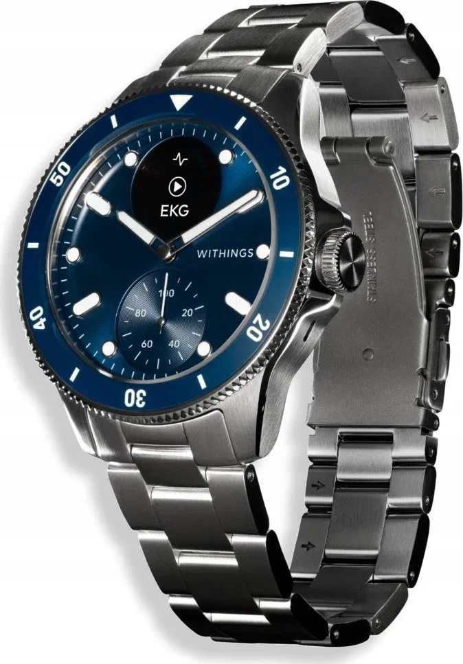 Smartwatch Withings Withings Scanwatch Nova - zegarek z funkcją EKG, pomiarem pulsu, SPO2 i temperatury oraz mierzeniem aktywnoś